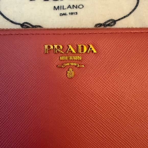 Prada Saffiano Leather Wallet in Candy Pink - Picture 2 of 9